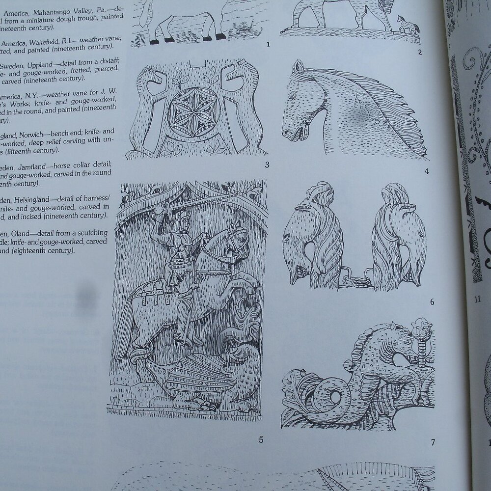 Folk Art Woodcarving 823 Detailed Patterns Book Bridgewater - Picture 16 of 16
